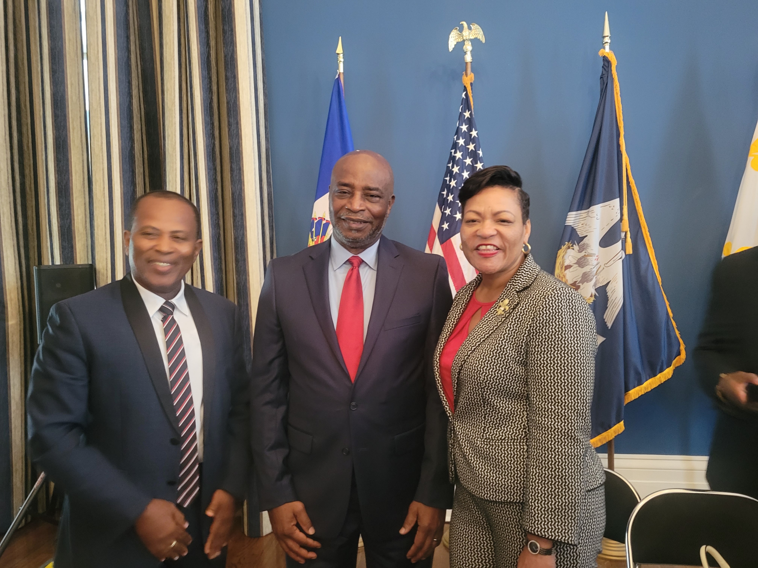 Steve and Harold with Mayor Cantrell, New Orleans